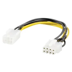 Luxorparts PCI Express-strömadapter 6-pin till 8-pin