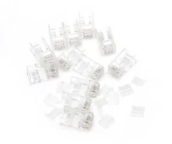 Luxorparts RJ45-kontakt för rund Cat. 6 UTP-kabel 20-pack