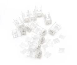 Luxorparts RJ45-kontakt för rund Cat. 6 UTP-kabel 20-pack