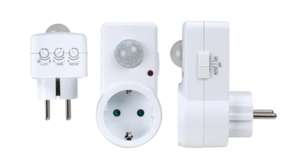 Luxorparts Rörelsesensor med inbyggt skymningsrelä