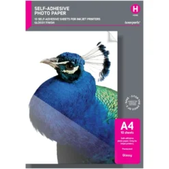 Luxorparts Självhäftande fotopapper A4 10-pack
