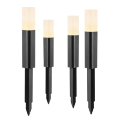 Luxorparts 125 Solcellsdriven pollare 4-pack