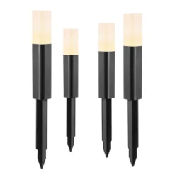 Luxorparts 125 Solcellsdriven pollare 4-pack