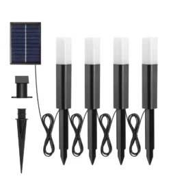 Luxorparts 125 Solcellsdriven pollare 4-pack