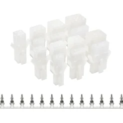 Luxorparts Sortimentslåda kontaktpar med snäpplås 12-pack