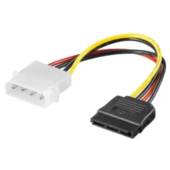 Luxorparts Strömadapter Molex till SATA – Molex 4-pin