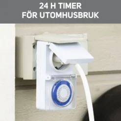 Luxorparts Timer för utomhusbruk 24 h