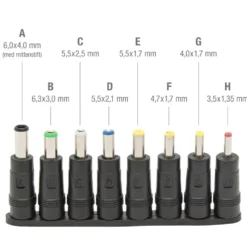 Luxorparts Universal adapterkit 5,5x2,1 mm