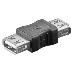 Luxorparts USB-adapter skarv USB-A hona till USB-A hona