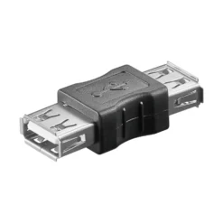 Luxorparts USB-adapter skarv USB-A hona till USB-A hona