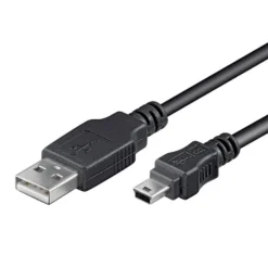 Luxorparts USB-A- till Mini USB-kabel Svart 1,8 m