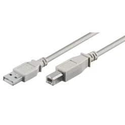 Luxorparts USB-B-kabel Grå 1 m