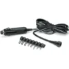 Luxorparts 12 V-adapter med 8 DC-pluggar 24W