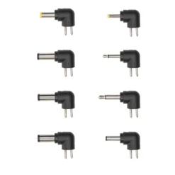 Luxorparts 12 V-adapter med 8 DC-pluggar 24W