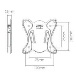 Luxorparts Väggfäste för bildskärm 13-27"