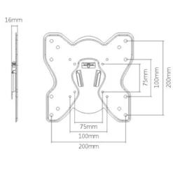 Luxorparts Väggfäste för TV 23-42"