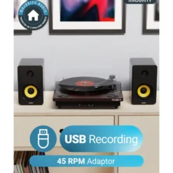 Majority Moto Skivspelare med bluetooth