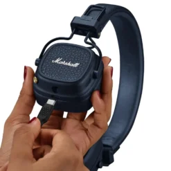 Marshall Major V trådlösa on-ear-hörlurar Midnight Blue