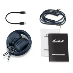 Marshall Major V trådlösa on-ear-hörlurar Midnight Blue