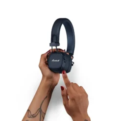 Marshall Major V trådlösa on-ear-hörlurar Midnight Blue