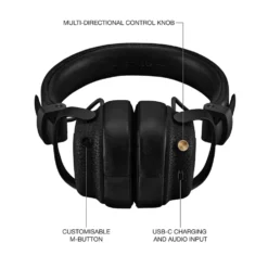 Marshall Milton A.N.C. brusreducerande on-ear-hörlurar Svart