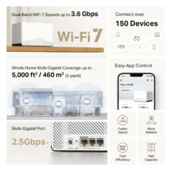 Mercusys Halo H27BE Mesh Wi-Fi 7 2-pack
