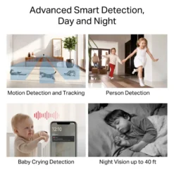 Mercusys MC210 – Pan/Tilt Home Security Wi-Fi Övervakningskamera