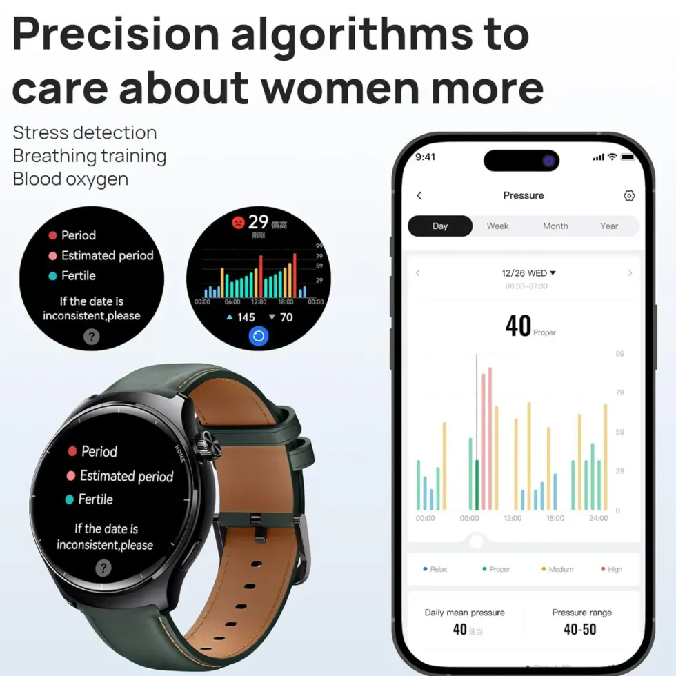 Mibro Watch Lite 3 Pro smartklocka Svartgrön