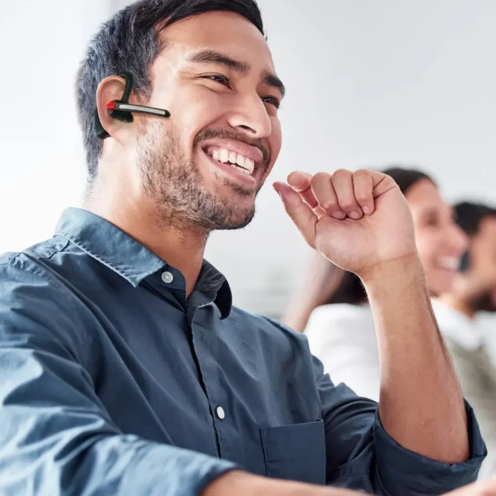 MIXX Mono Headset B10 trådlöst med ENC-mikrofon Svart