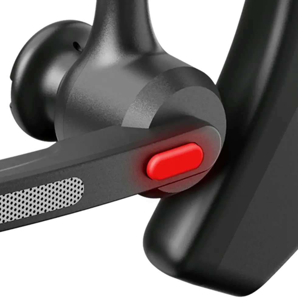MIXX Mono Headset B10 trådlöst med ENC-mikrofon Svart