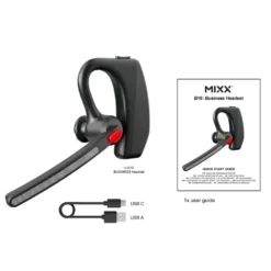 MIXX Mono Headset B10 trådlöst med ENC-mikrofon Svart