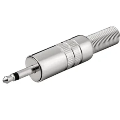 3,5 mm-kontakt i metall Hane Mono