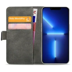 Mobilize Classic Gelly Wallet Book Case – Mobilskal för iPhone 13 Pro Svart