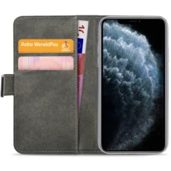 Mobilize Classic Gelly Wallet Book Case – Mobilskal för iPhone 11 Pro Max Svart