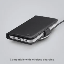 Mobilize Classic Gelly Wallet Book Case – Mobilskal för iPhone 15 Pro Max Svart