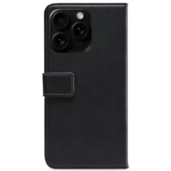 Mobilize Classic Gelly Wallet Book Case – Mobilskal för iPhone 16 Pro Max Svart