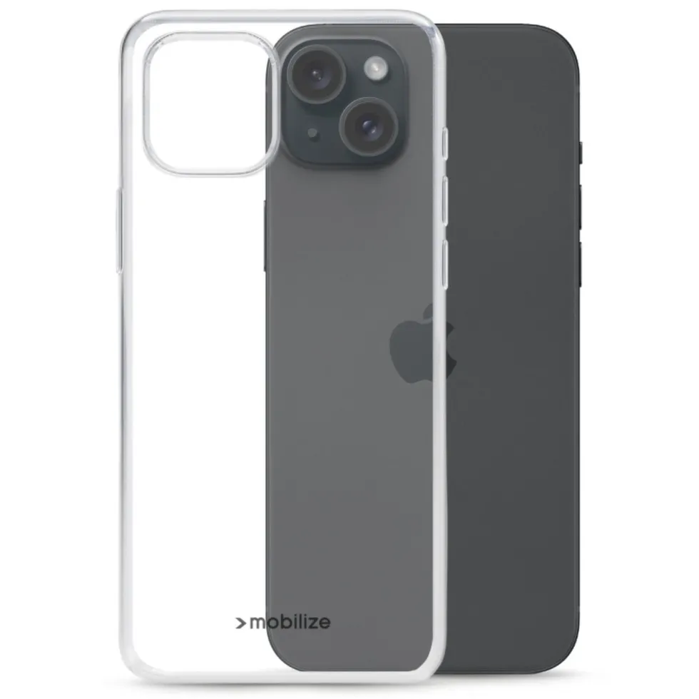 Mobilize Gelly Case – Mobilskal för iPhone 15 Plus Klar