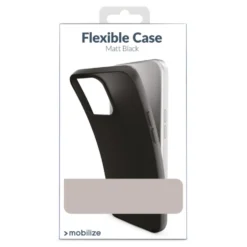 Mobilize Rubber Gelly Case – Mobilskal för iPhone 15 Pro Max Svart