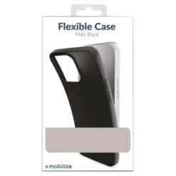 Mobilize Rubber Gelly Case – Mobilskal för iPhone 15 Plus Svart