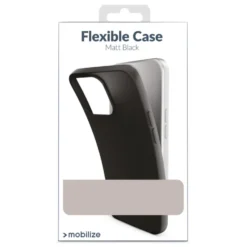 Mobilize Rubber Gelly Case – Mobilskal för iPhone 16 Plus Svart