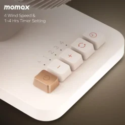 Momax 1°Pod minibordsfläkt Sandsten