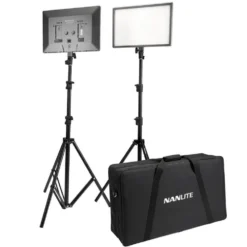 Nanlite LumiPad 25 LED-paneler med stativ 2-pack