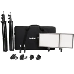 Nanlite LumiPad 25 LED-paneler med stativ 2-pack