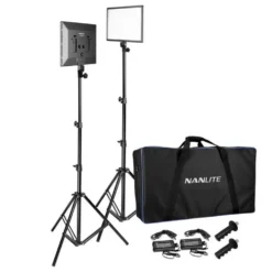 Nanlite LumiPad 25 LED-paneler med stativ 2-pack