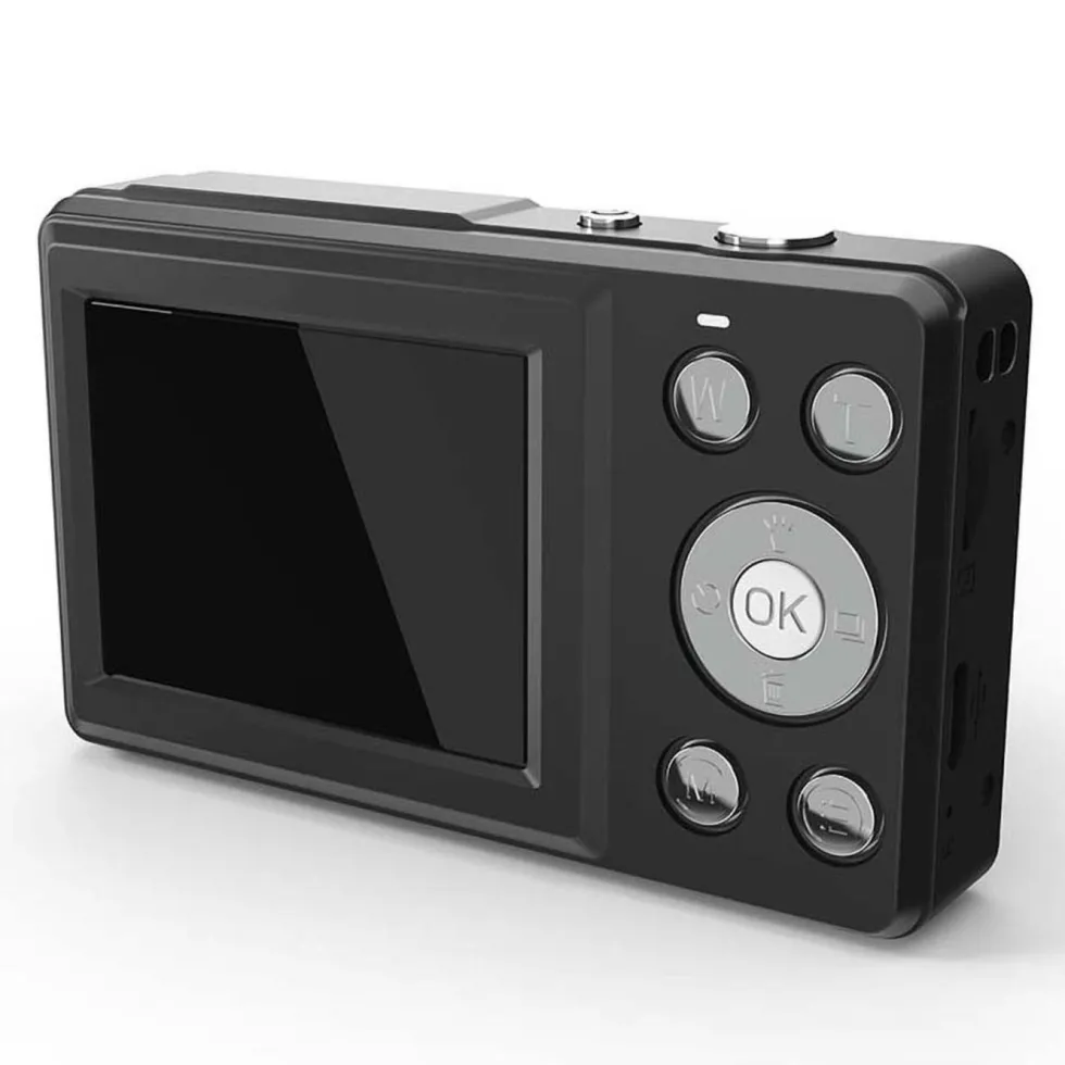 Nedis Digital kompaktkamera med två skärmar och 4K-video