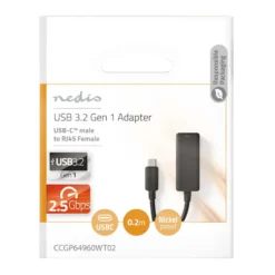 Nedis Gigabit-nätverkskort USB-C 2.5 Gb/s