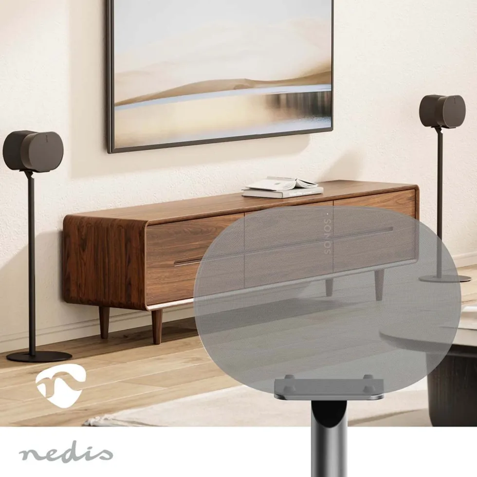 Nedis Golvstativ för Sonos Era 300 Svart