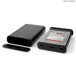 Nedis Hårddiskkabinett 3,5”/2,5” HDD & SSD USB-C 3.2 Gen 1