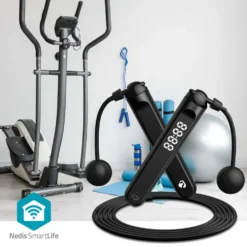 Nedis 2-i-1 Fitness Smart Hopprep med Bluetooth