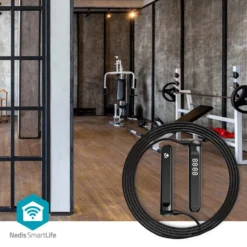 Nedis 2-i-1 Fitness Smart Hopprep med Bluetooth